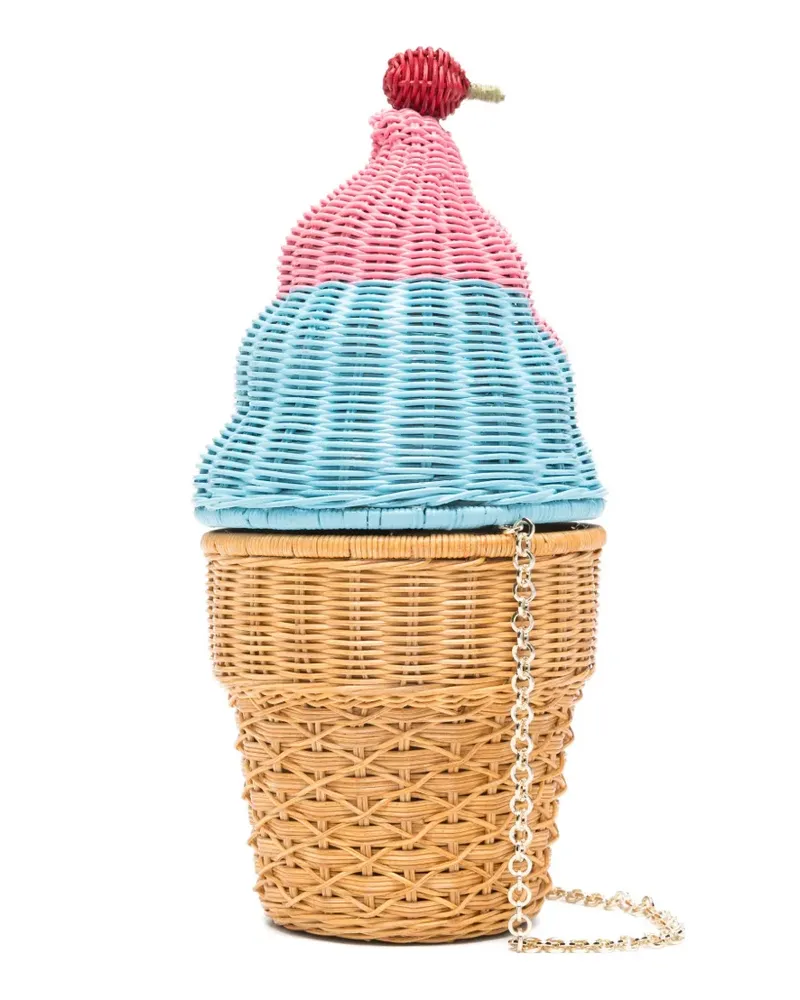 Serpui Gelato clutch bag - Nude Nude