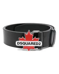 Dsquared2 Gürtel mit Logo-Schild Schwarz