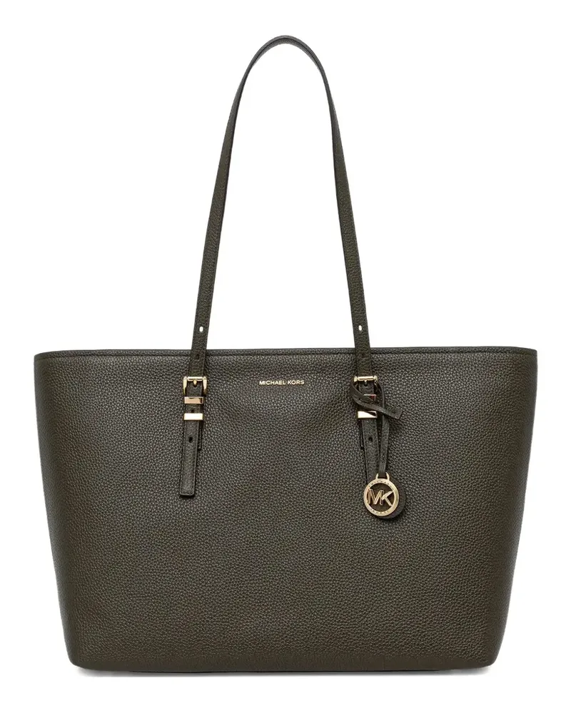 Michael Kors large Quinn grained-leather tote bag - Grün Grün
