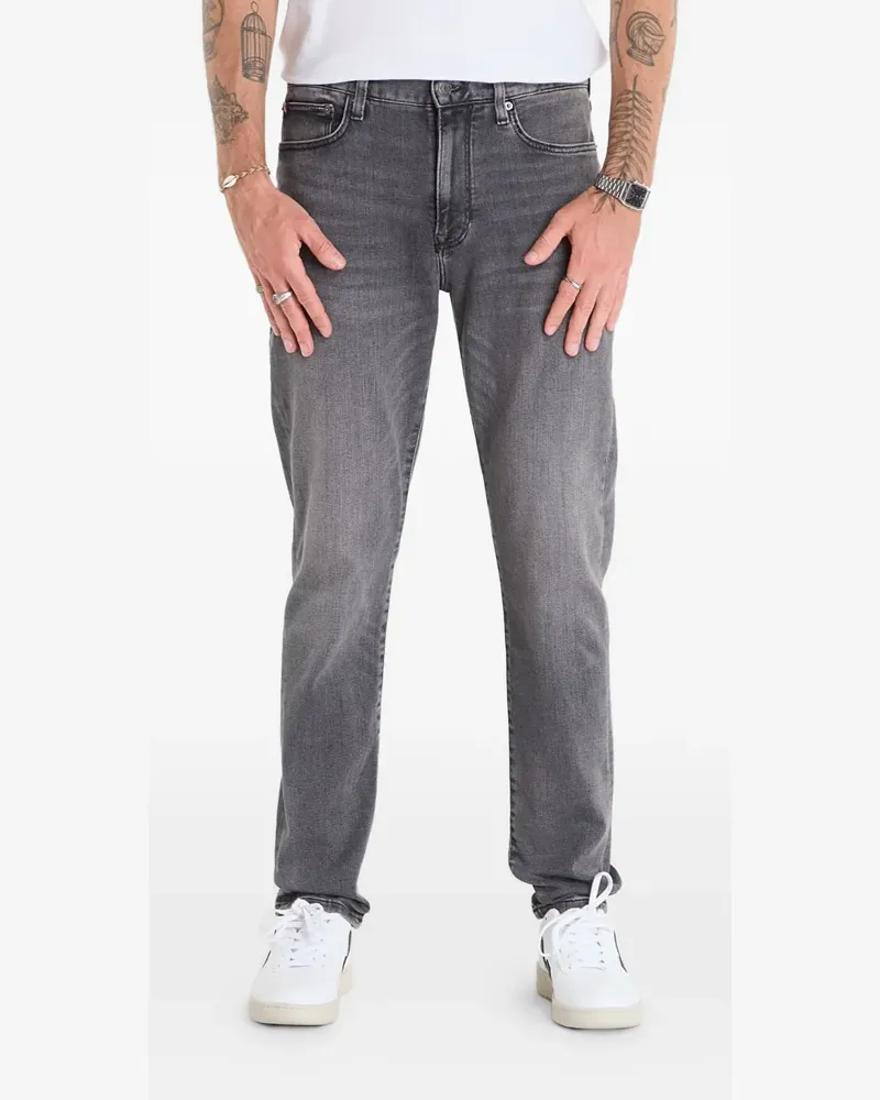 Tommy Hilfiger Jeans mit Tragefalten - Grau Grau