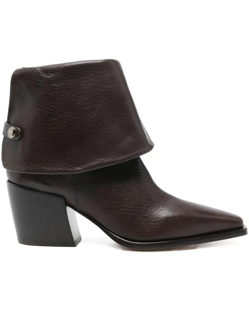 Attilio Giusti Leombruni Klassische Cowboystiefel 70mm - Braun Braun