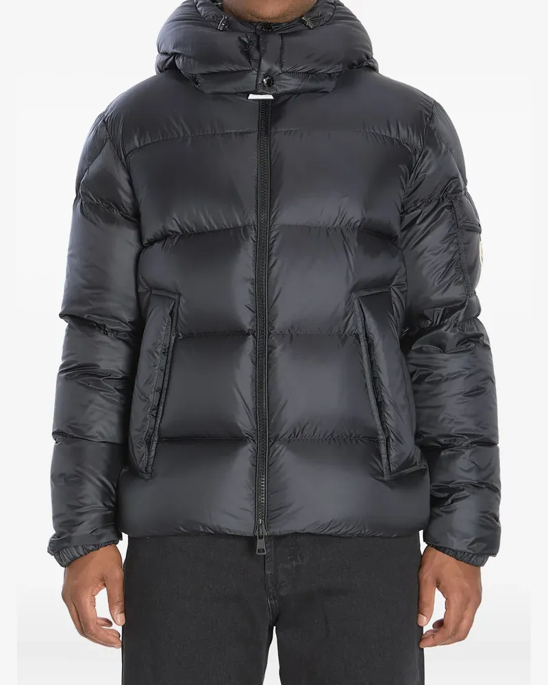 Moncler Steppjacke mit abnehmbarer Kapuze - Schwarz Schwarz
