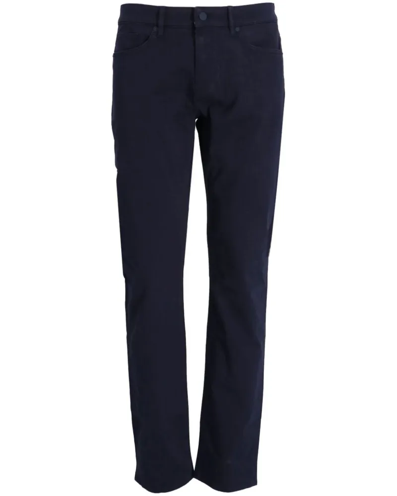 HUGO BOSS Schmale Delaware Hose aus Gabardine - Blau Blau