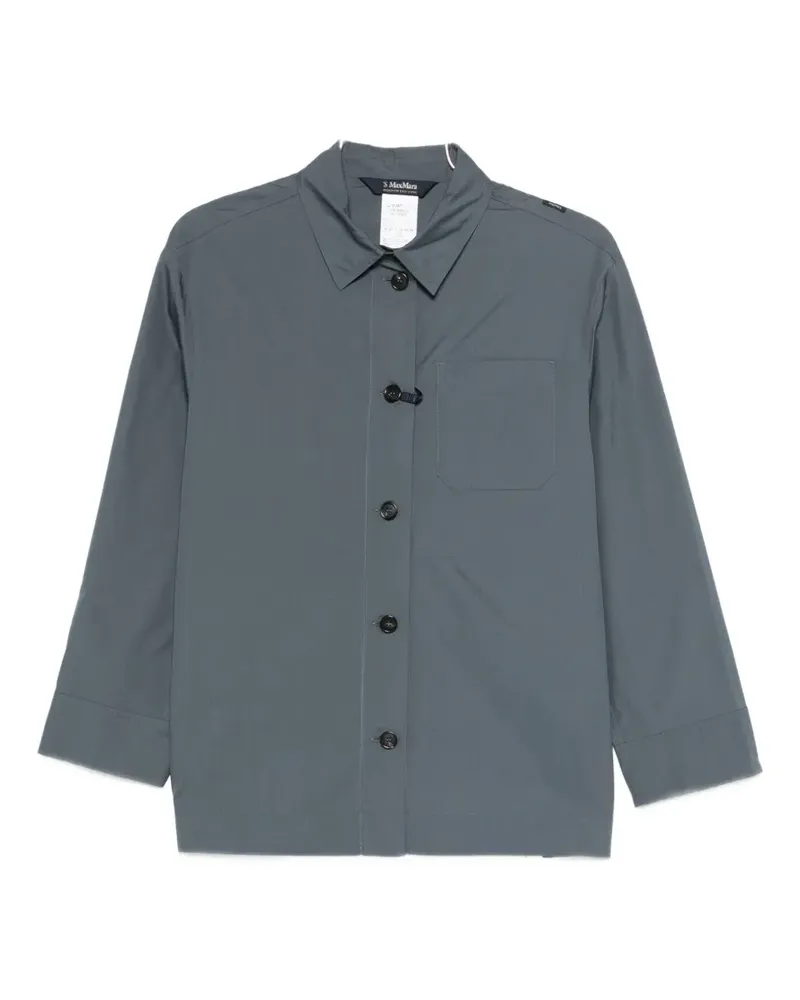 Max Mara chest-pocket shirt - Grau Grau