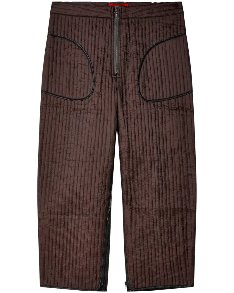 Eckhaus Latta Line Hose - Braun Braun