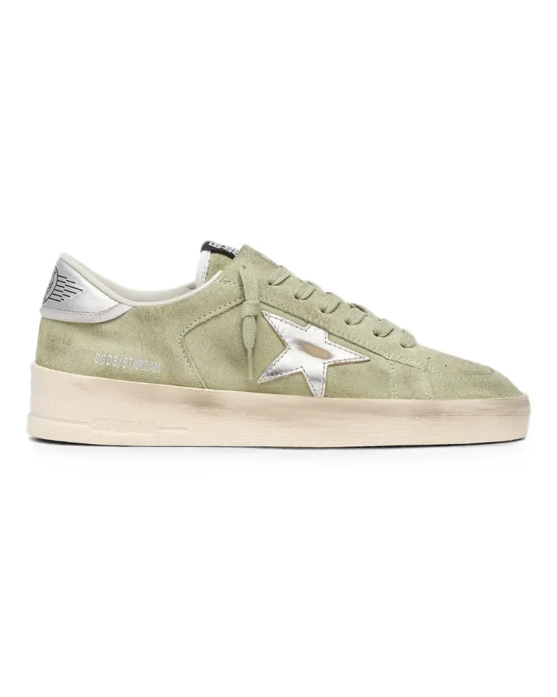 Golden Goose Stardan suede upper suede and star laminated leather heel sneakers - Grün Grün