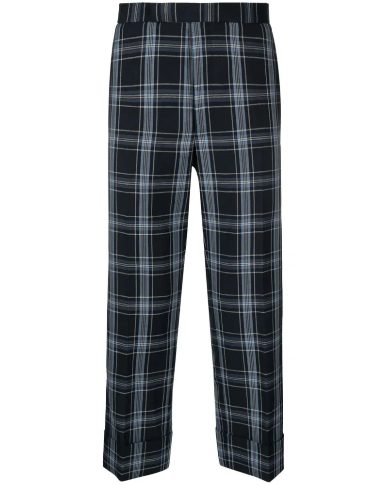 Thom Browne Tief sitzende Baggy-Hose Blau