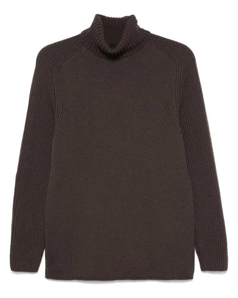 TRANSIT Klassischer Pullover - Braun Braun