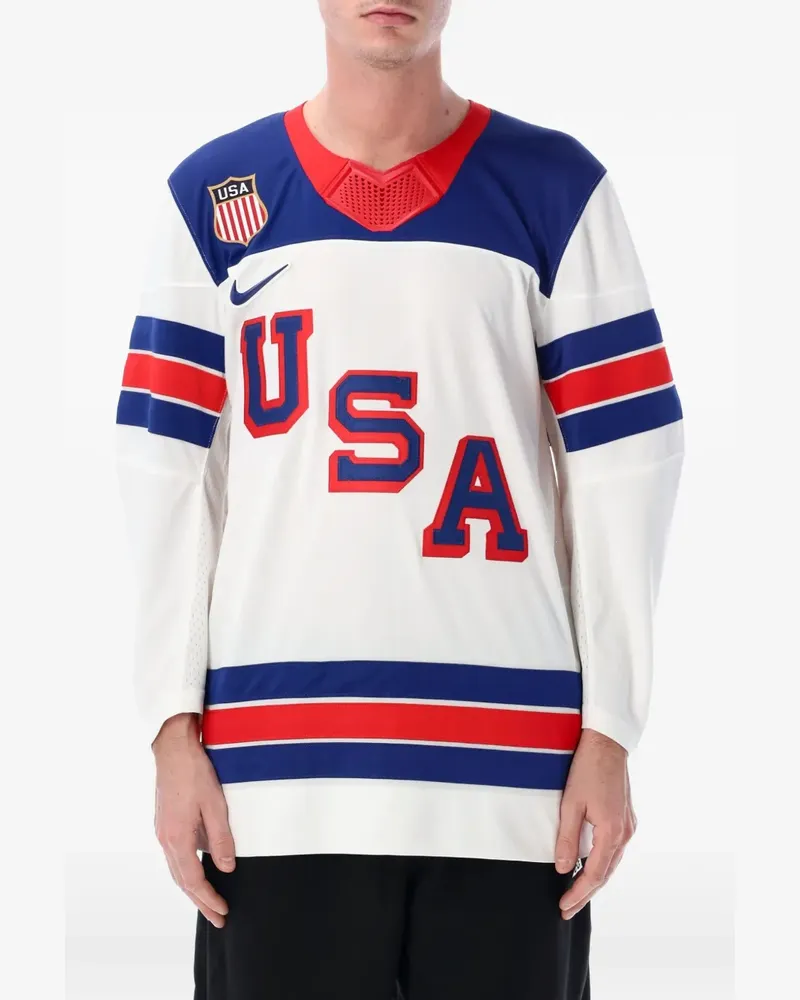 Nike Team USA hockey replica T-shirt - Weiß Weiß