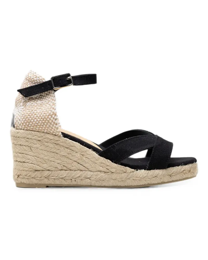 Castañer Bruna wedge espadrilles - Schwarz Schwarz