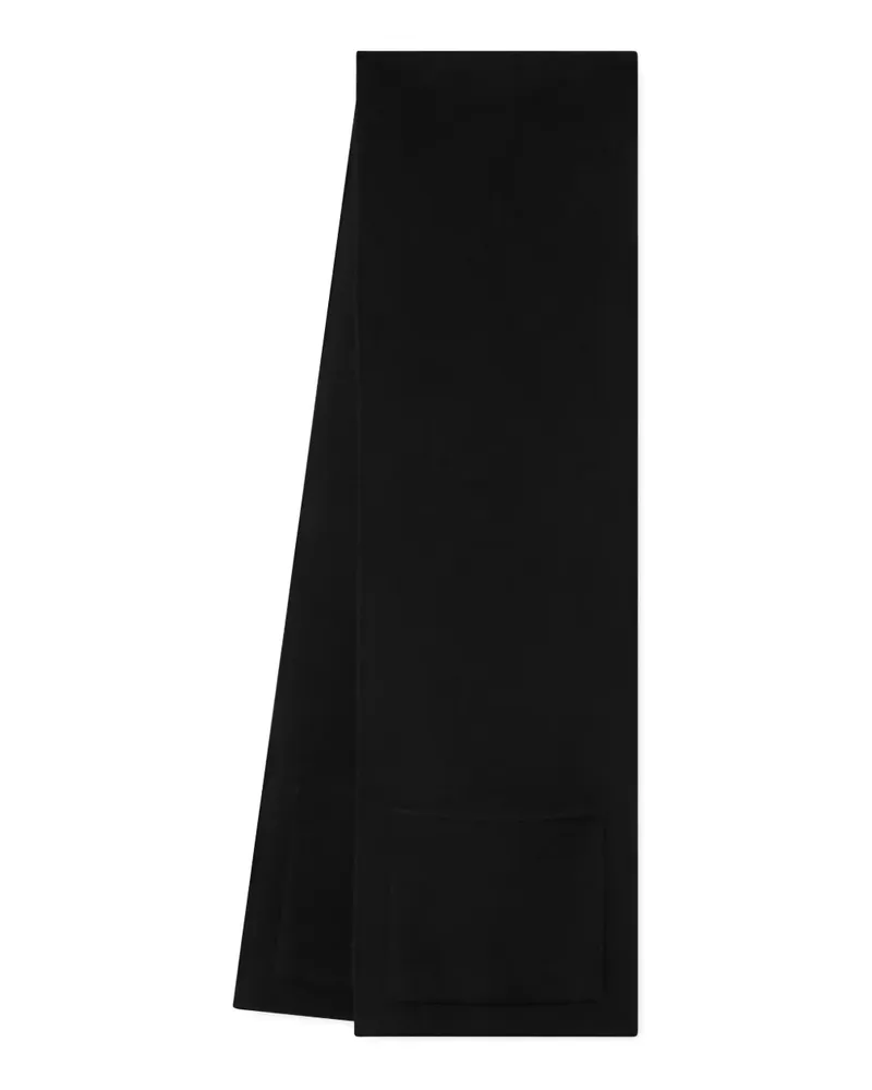 Alberta Ferretti Schal mit Taschen - Schwarz Schwarz