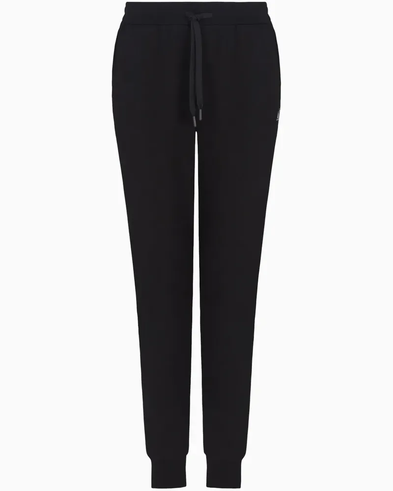 Armani Exchange Hose mit Logo - Schwarz Schwarz