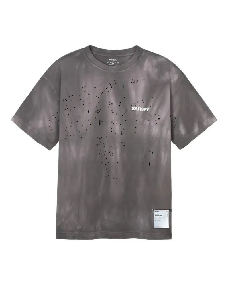 Satisfy bleached T-shirt - Grau Grau