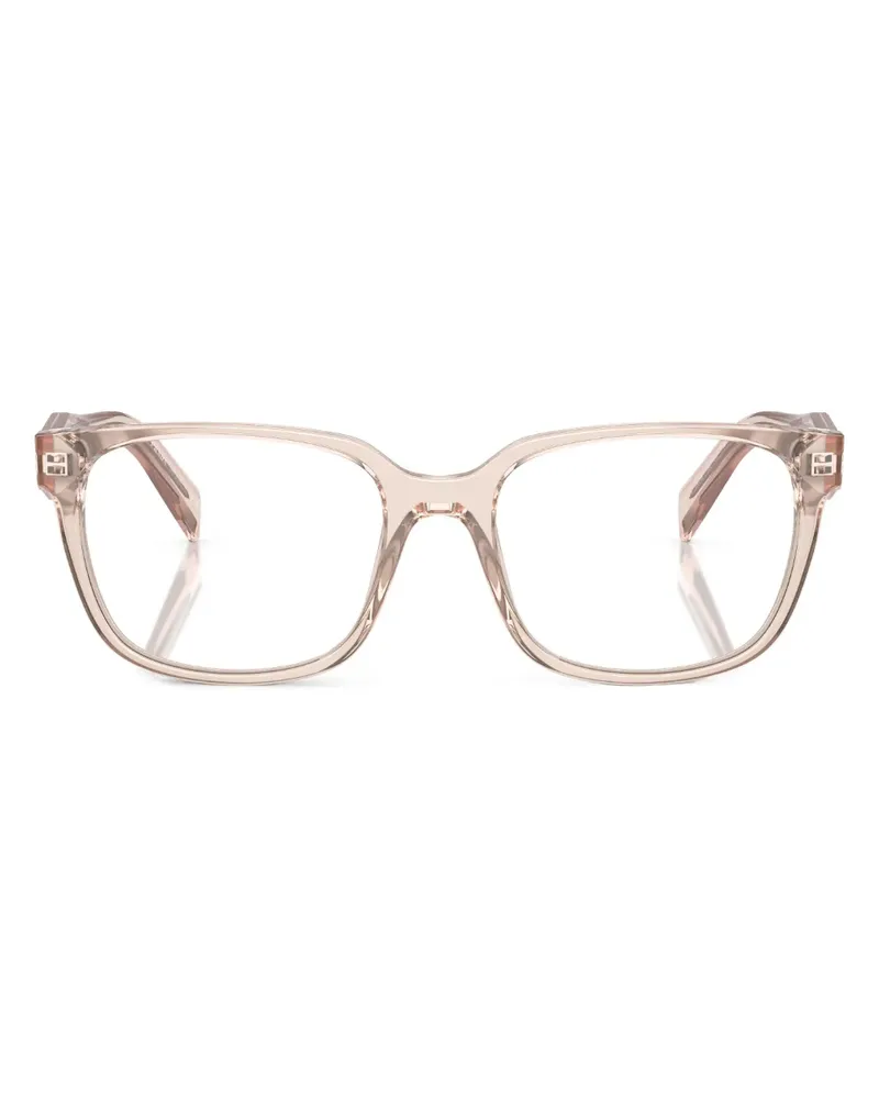 Prada Brille mit eckigem Gestell - Rosa Rosa
