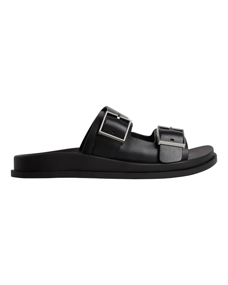 Calvin Klein buckle-fastening sliders - Schwarz Schwarz