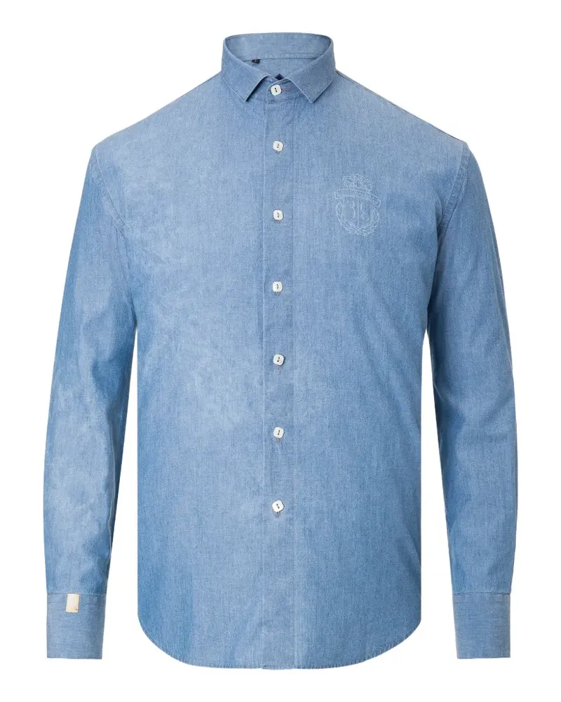 Billionaire button shirt - Blau Blau