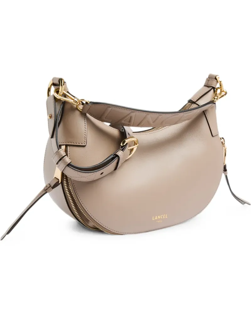Lancel Origami leather shoulder bag - Nude Nude