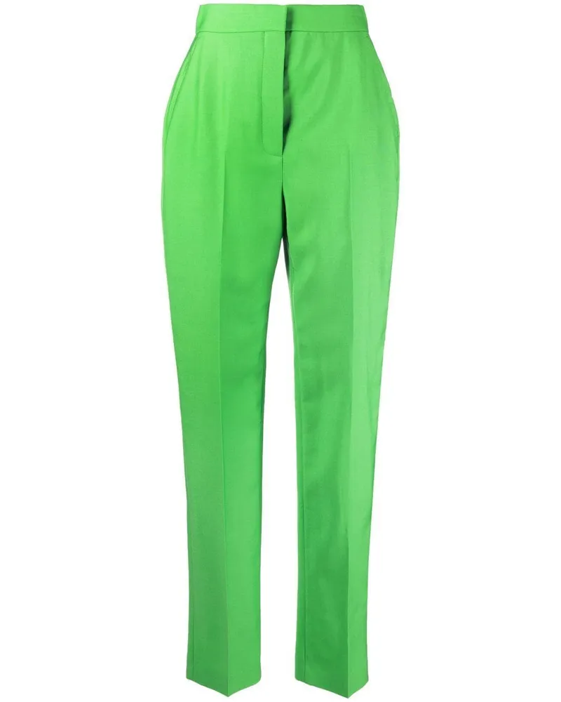 Alexander McQueen Lange Zigarettenhose - Grün Grün