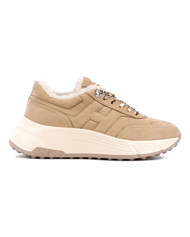 Hogan Hi-Fi Sneakers - Nude Nude