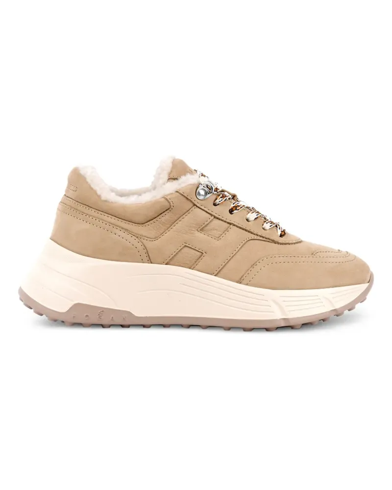Hogan Hi-Fi Sneakers - Nude Nude