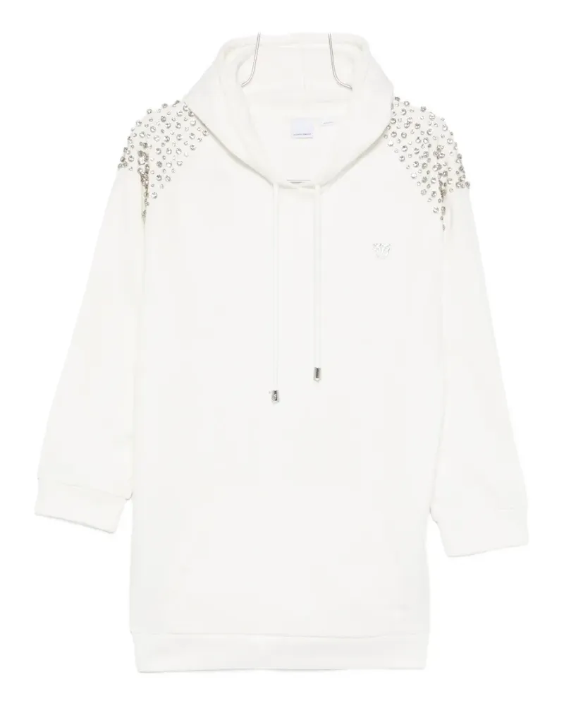 Pinko embellished hoodie - Weiß Weiß