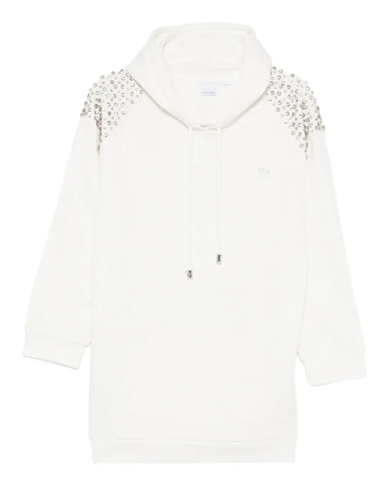 Pinko embellished hoodie - Weiß Weiß