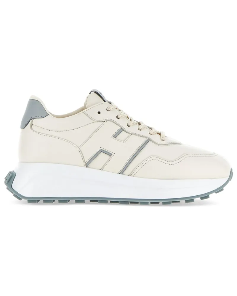 Hogan Sneakers mit Logo-Patch - Nude Nude
