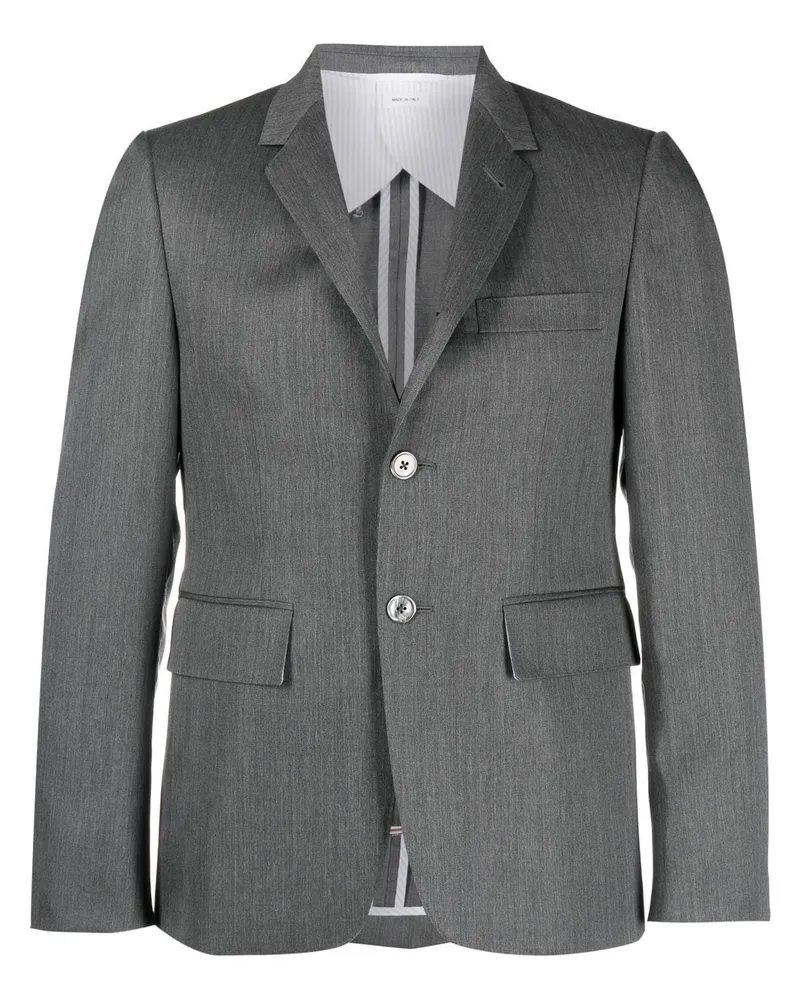 Thom Browne Einreihiges Sakko - Grau Grau