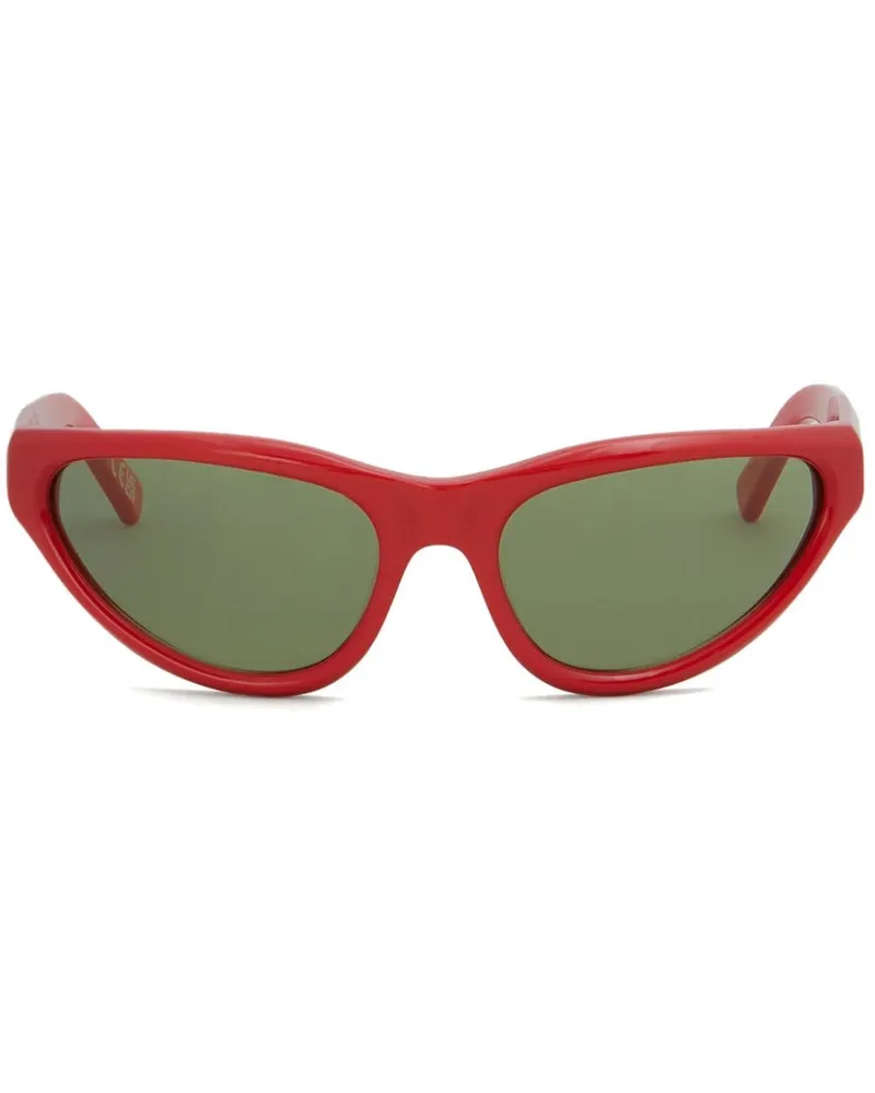 Marni Mavericks Sonnenbrille mit Logo-Print - Braun Braun