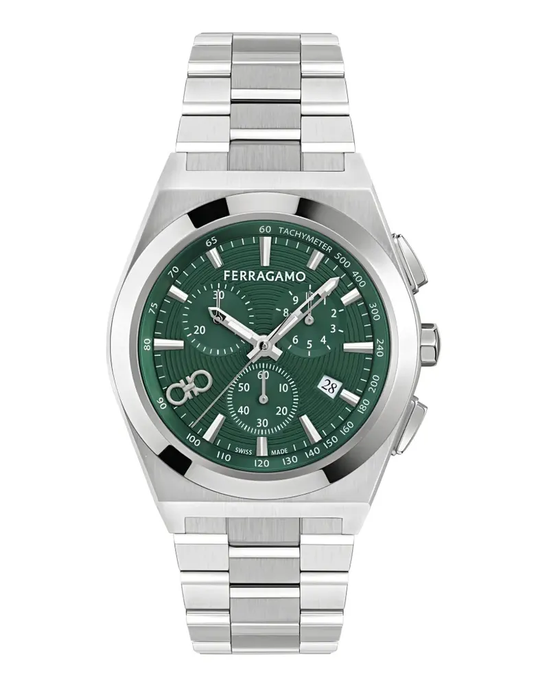 Ferragamo Vega Upper East Chrono 40mm watch - Grün Grün