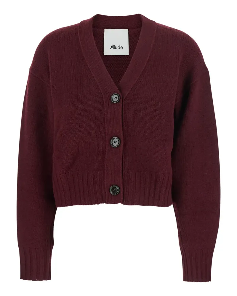ALLUDE Cardigan aus Kaschmir - Rot Rot