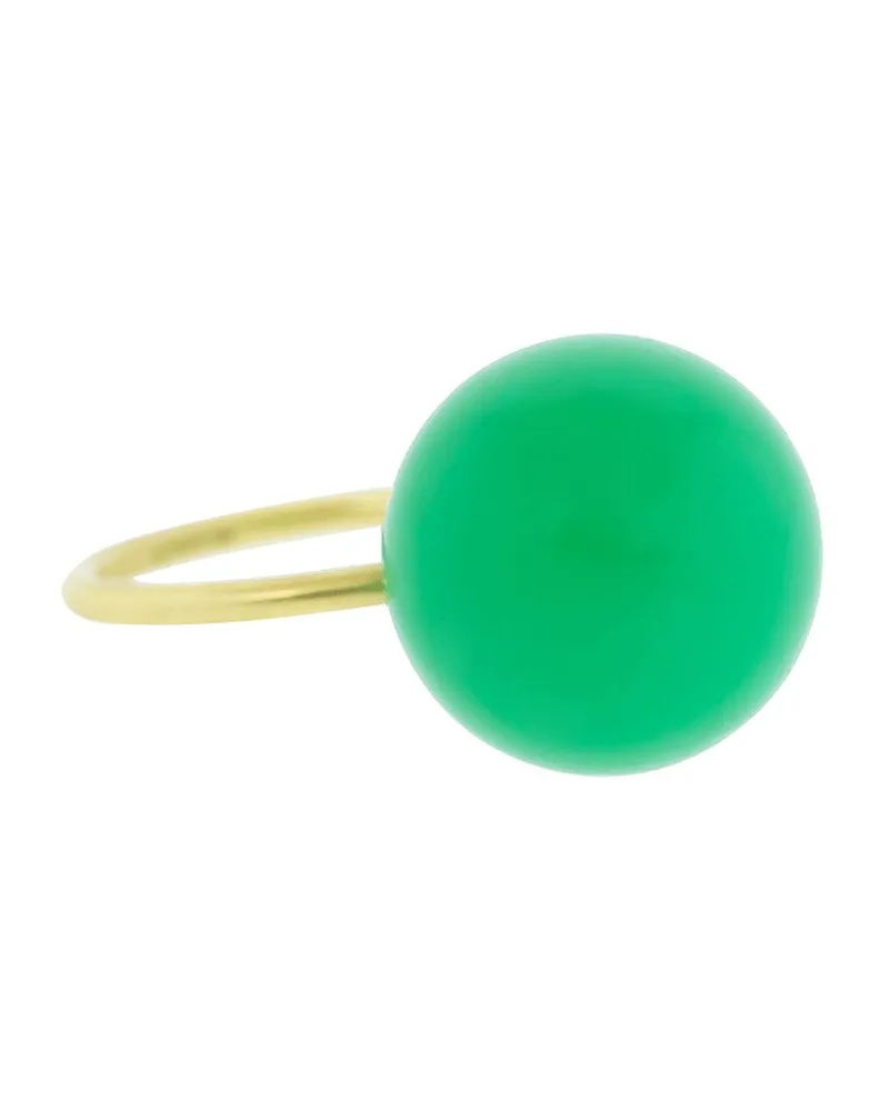 Irene Neuwirth 18kt Gelbgoldring - Grün Grün