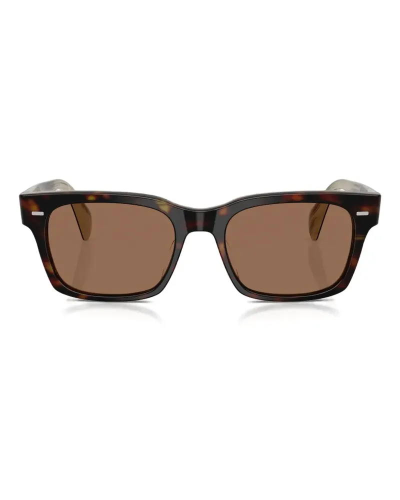 Oliver Peoples Ryce square-frame sunglasses - Braun Braun