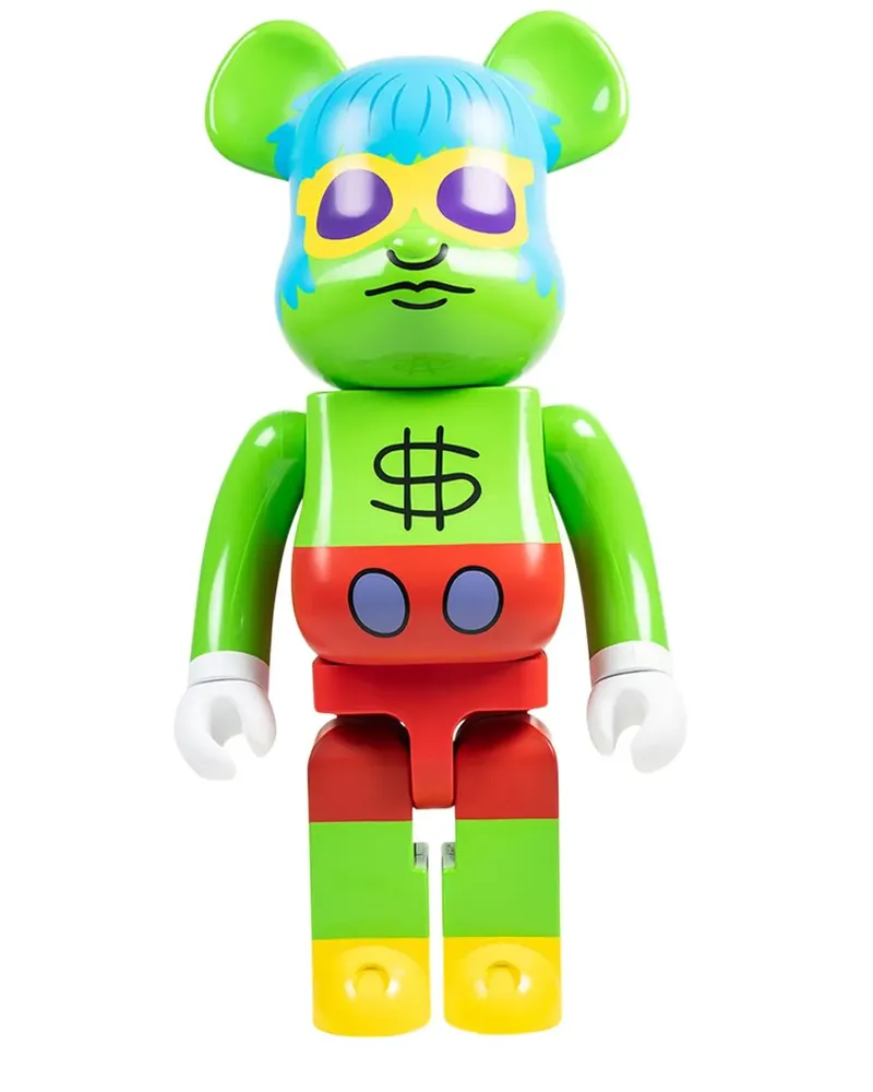 Medicom Toy x Keith Haring Andy Mouse BE@RBRICK 1000% Figur - Grün Grün
