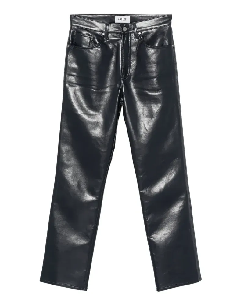 AGOLDE Lana Hose mit geradem Bein - Blau Blau
