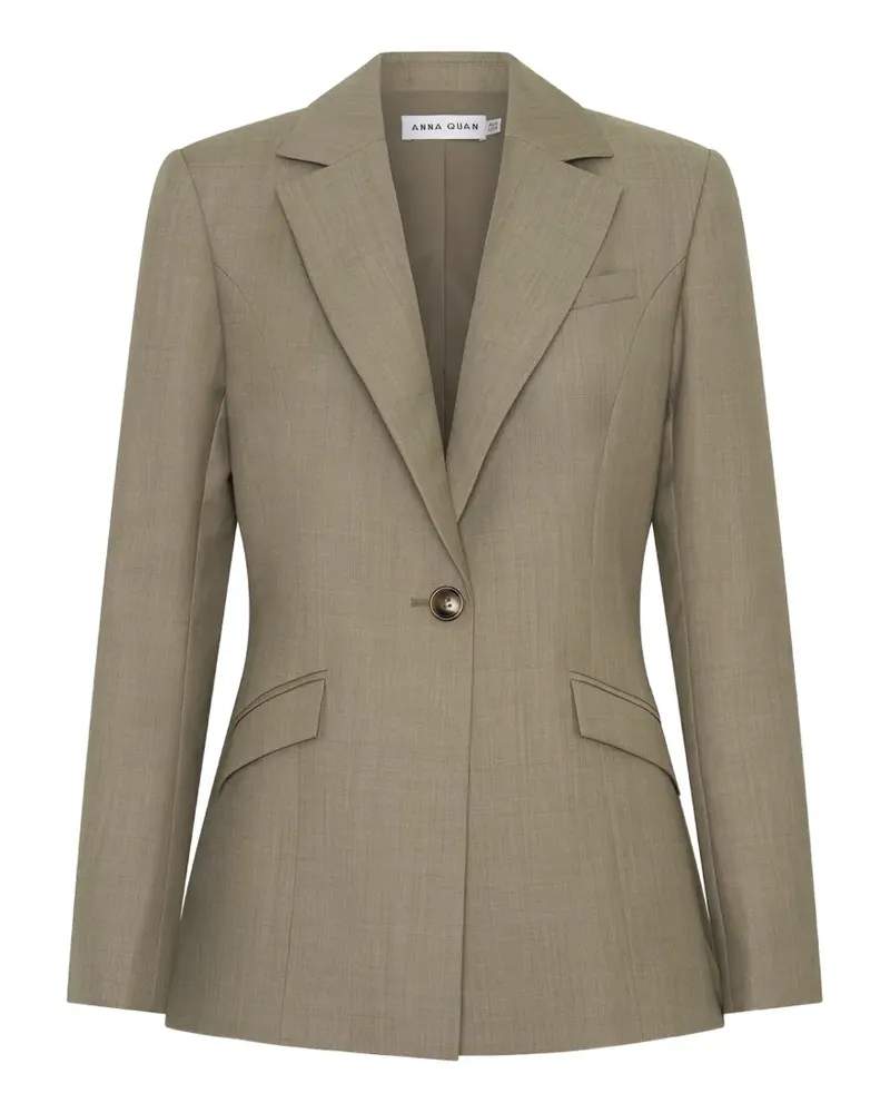 Anna Quan Bardi single-breasted blazer - Nude Nude