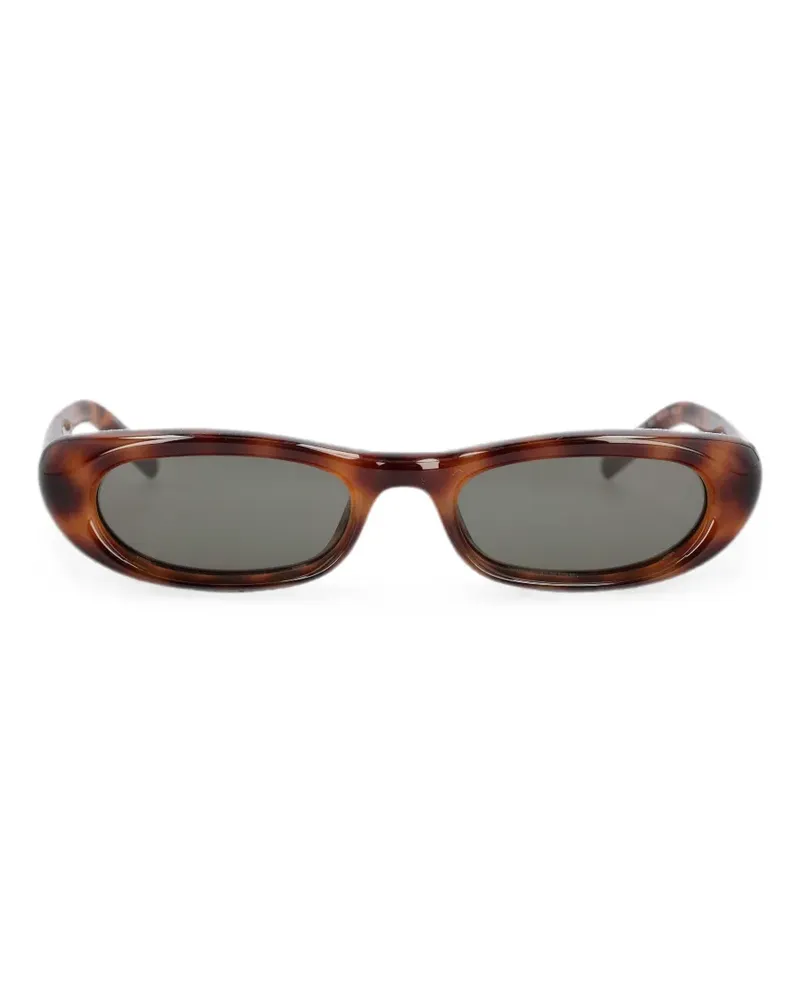 Saint Laurent SL 557 Shade Plump sunglasses - Braun Braun