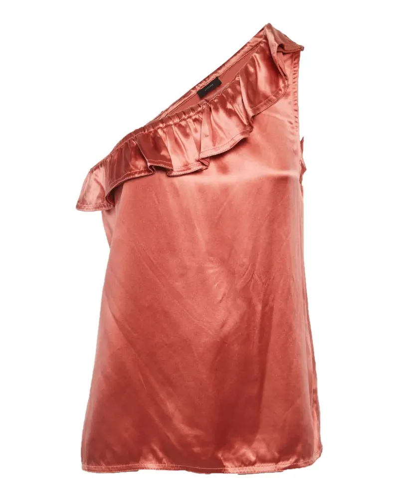 Joseph One-Shoulder-Top mit Rüschenbesatz - Rosa Rosa