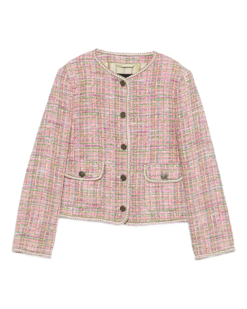 Etro Tweed-Jacke mit Knöpfen - Rosa Rosa