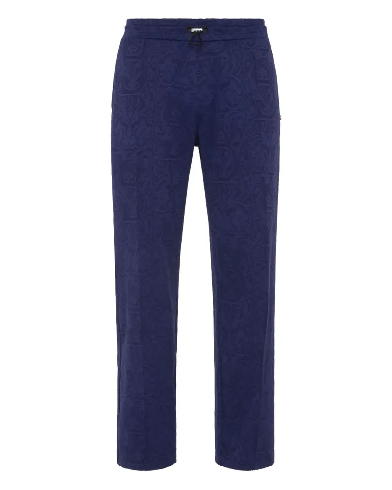 Billionaire Jogginghose mit Jacquardmuster - Blau Blau