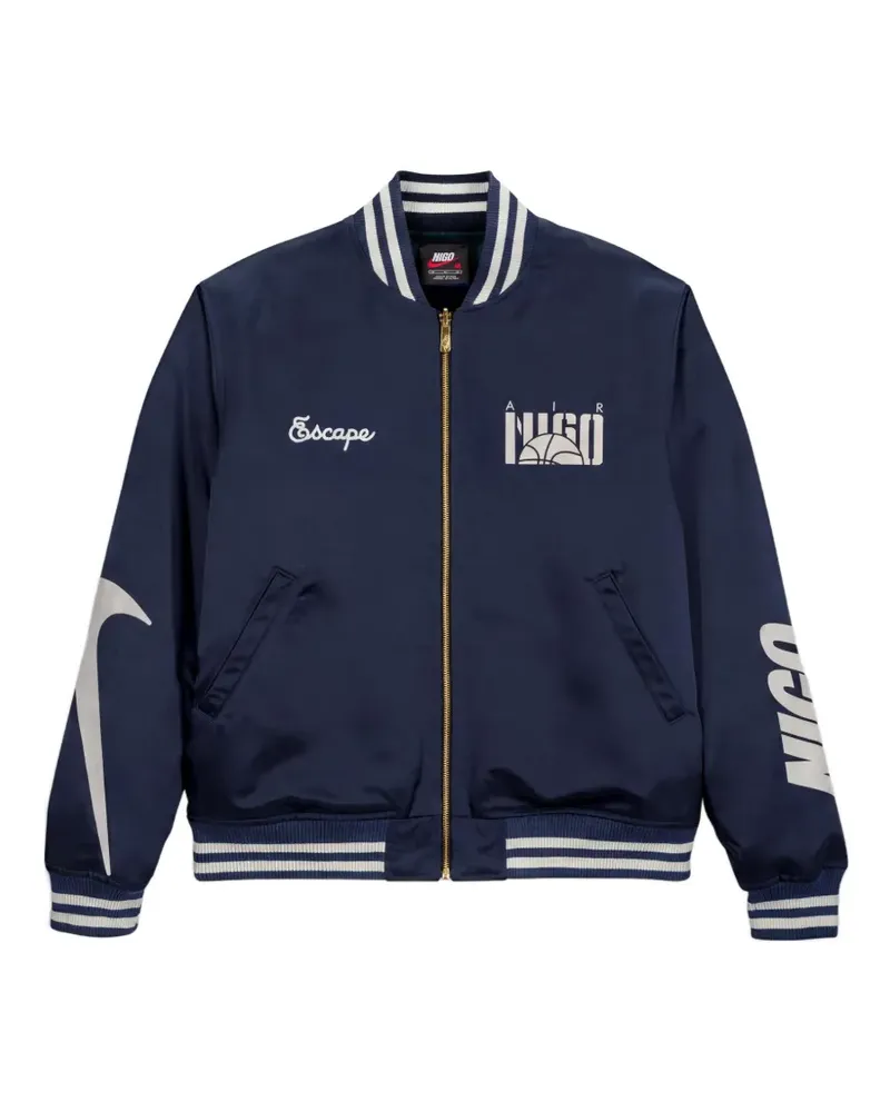 Nike x Nigo Souvenir bomber jacket - Blau Blau