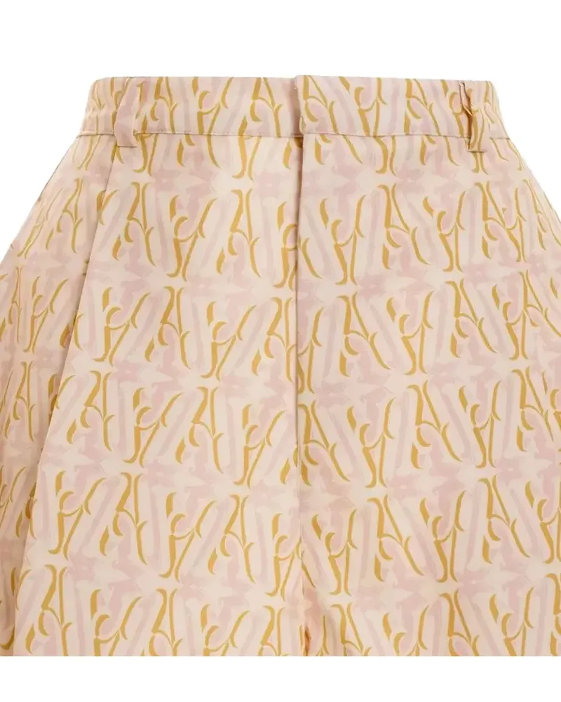 AGUA BENDITA Cudi Sellos Shorts mit Gürtelschlaufen - Nude Nude