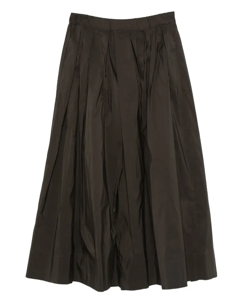Max Mara Rock mit Falten - Braun Braun