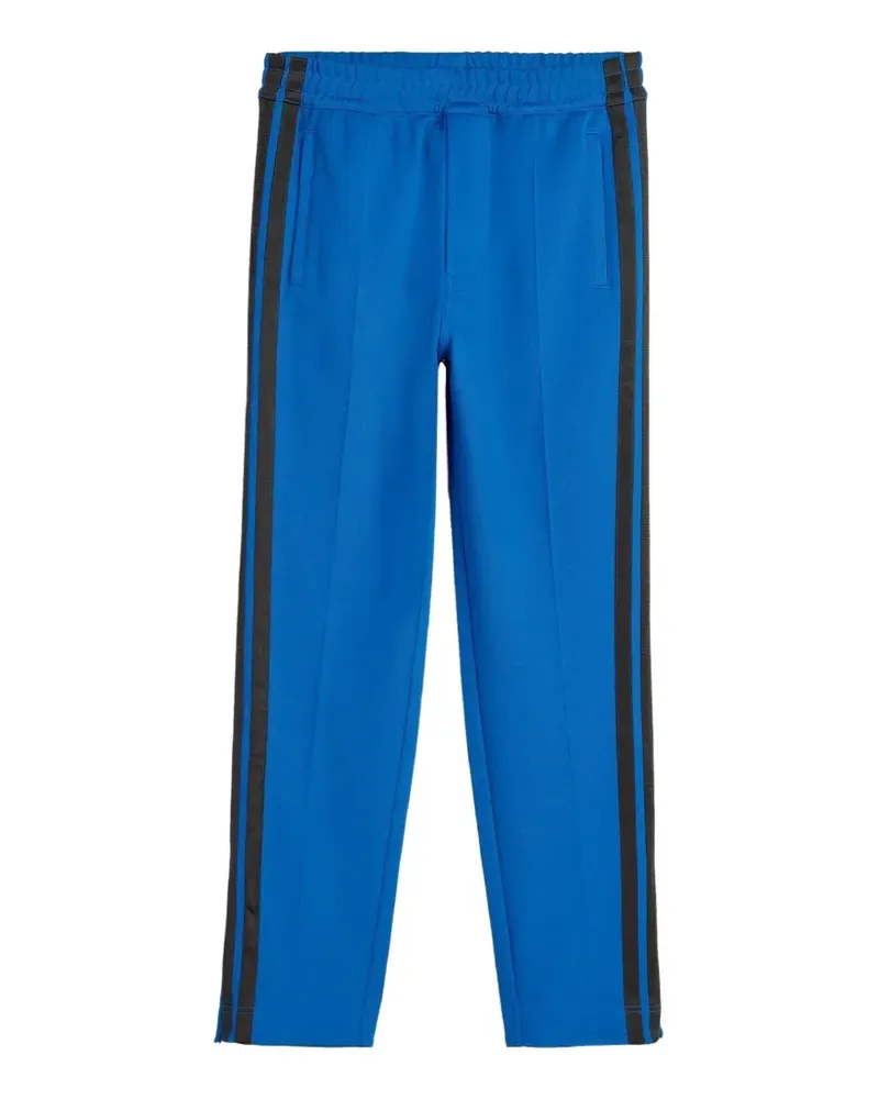 Wales Bonner x Y-3 side-stripe track pants - Blau Blau