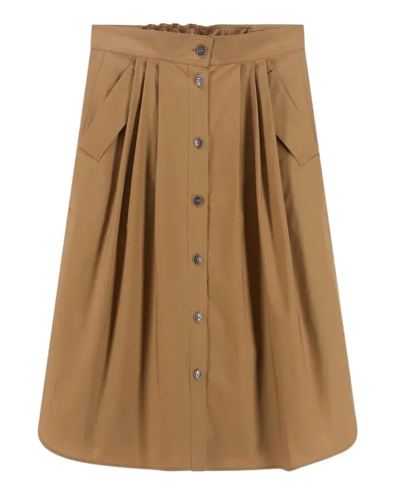 8PM button skirt - Nude Nude