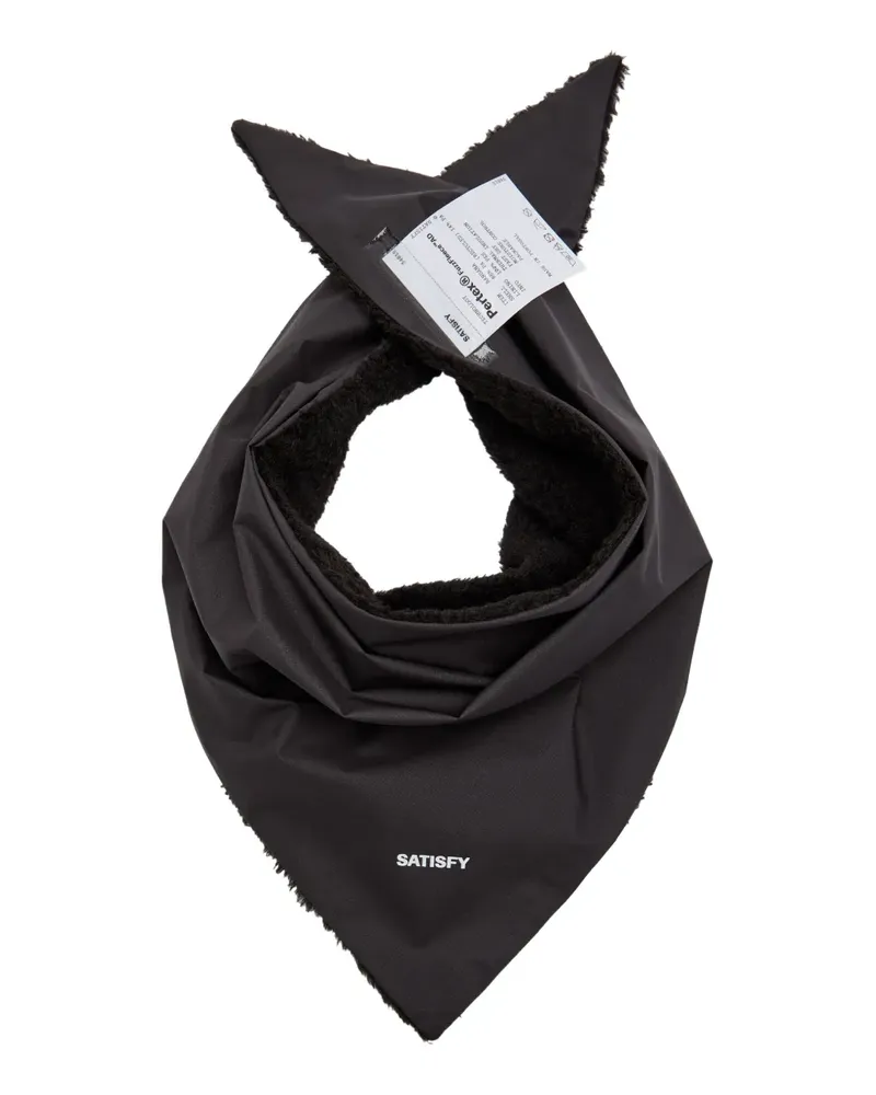 Satisfy logo-print bandana - Schwarz Schwarz