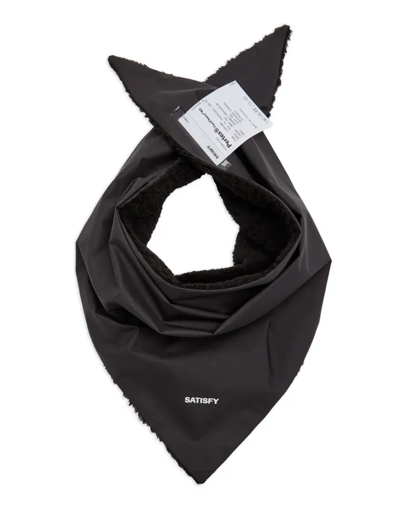 Satisfy logo-print bandana - Schwarz Schwarz