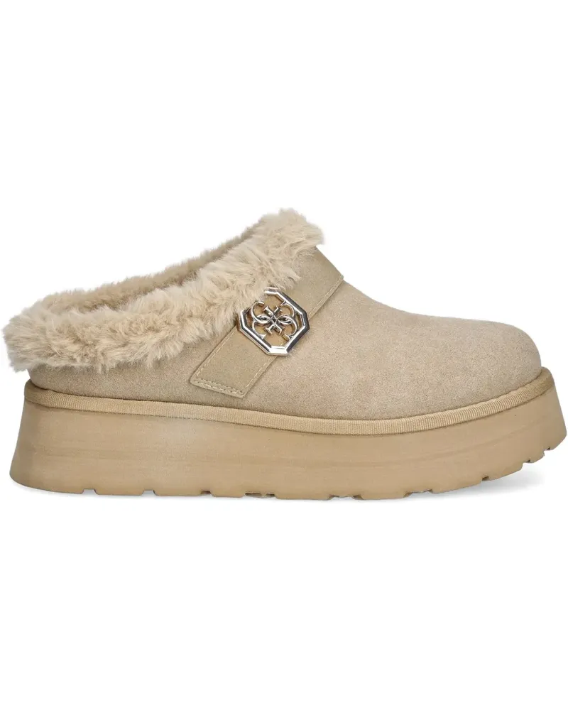 Guess Dolmana Slipper mit Plateausohle - Nude Nude
