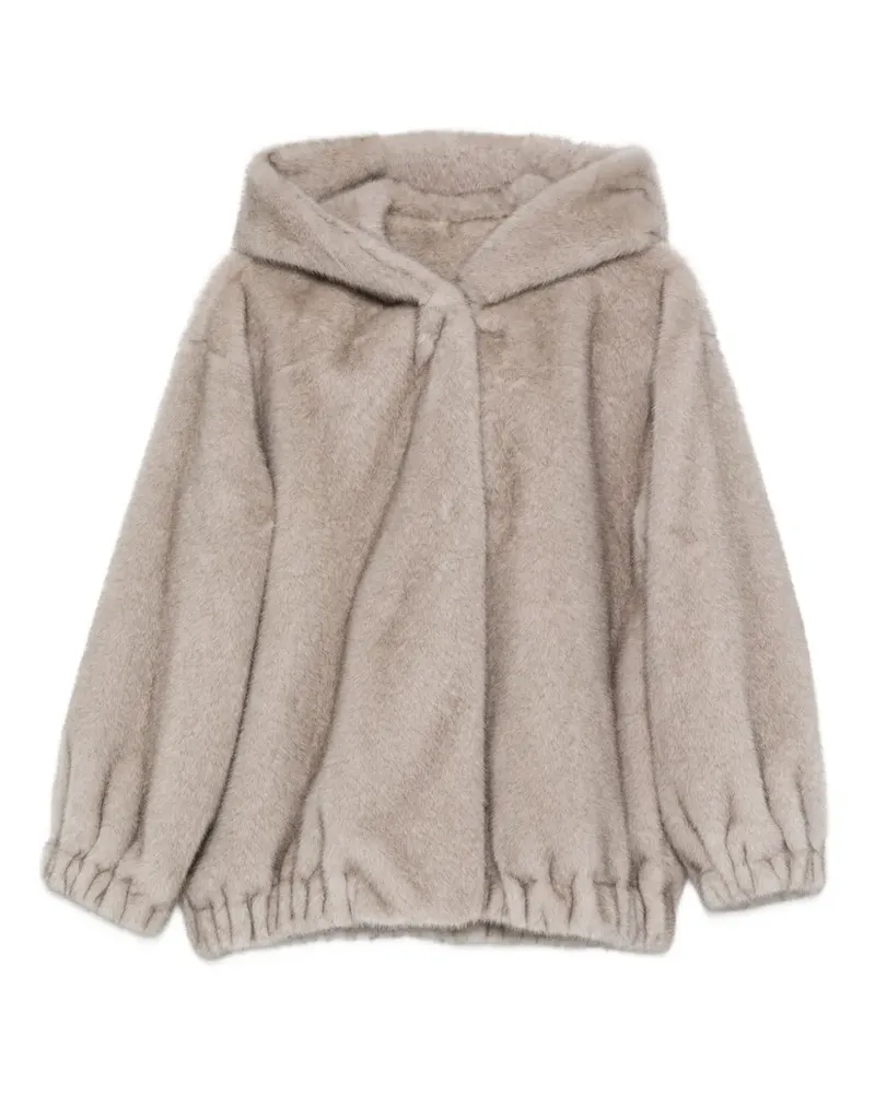 Antonelli Firenze faux-fur hooded jacket - Grau Grau