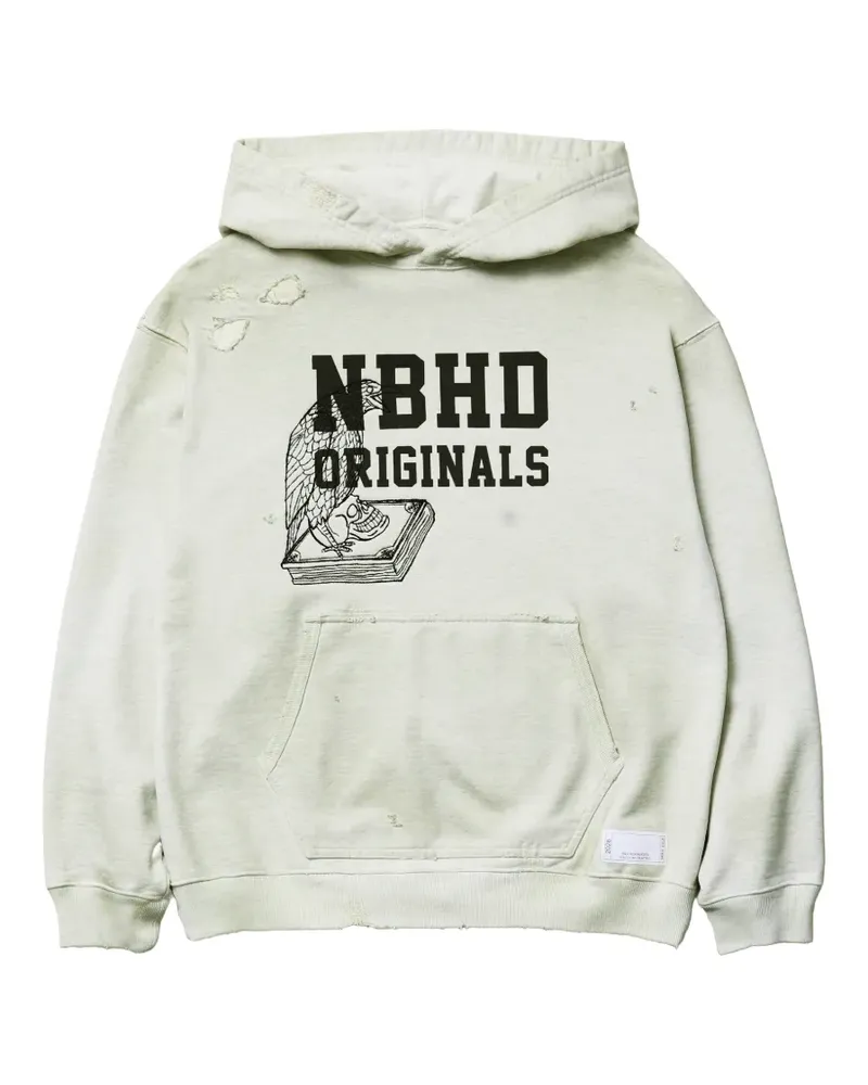 Neighborhood Hoodie im Distressed-Look - Nude Nude